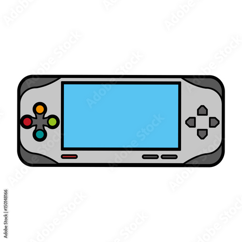 video game controller icon image vector illustration design 
