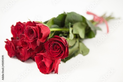 Bunch of red roses