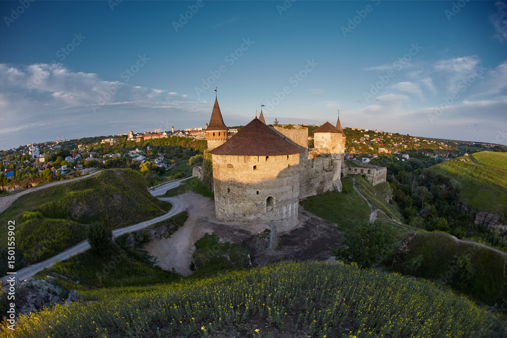 Kamieniec Podolski fortress - one of the most famous and beautiful castles in Ukraine.
