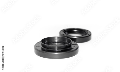 Oil seal on white background