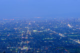 大阪の夜景　信貴生駒スカイラインからの眺め
