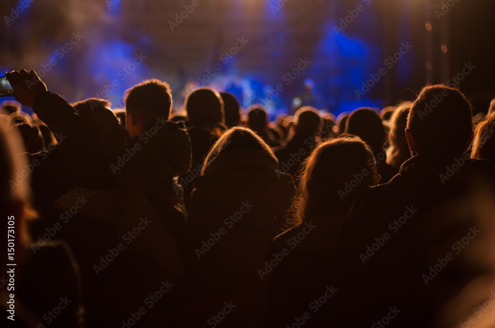 Tłum na koncercie