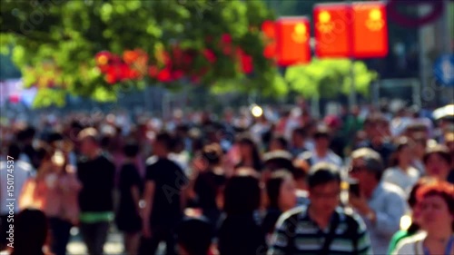 Wallpaper Mural Crowd people, 4k Torontodigital.ca