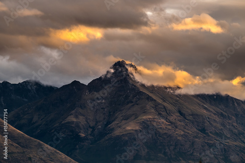 Mount Nicholas in Queenstown, New Zealand © Puripat