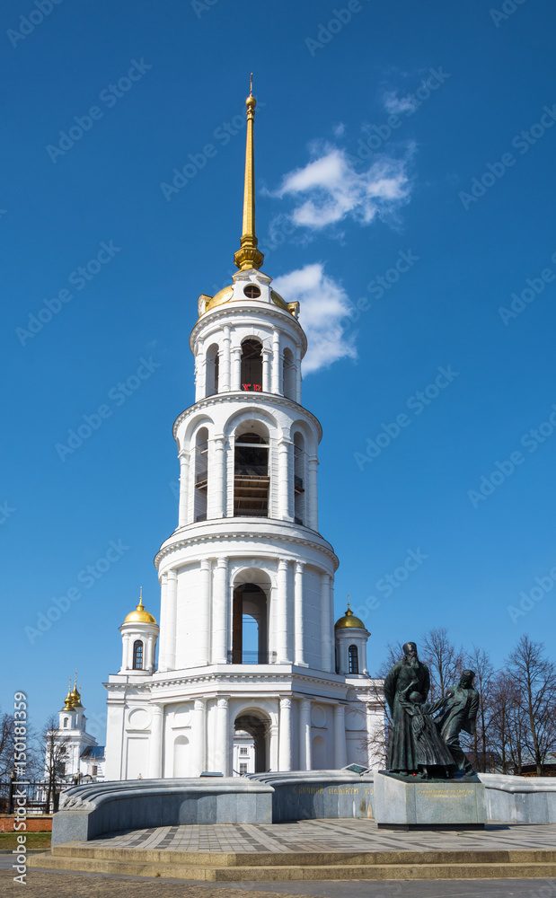 A monument to the new martyrs of Russia in Shuya, Ivanovo oblast, Russia.