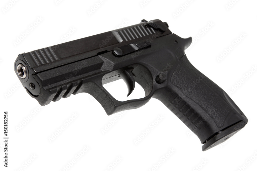 Pistol isolated on white