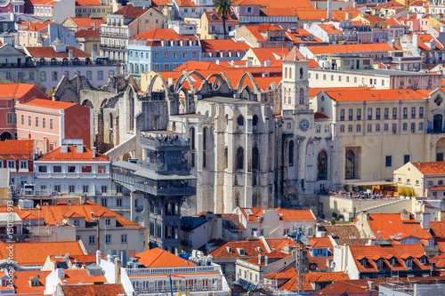 Lisbon. Aerial view of the city.