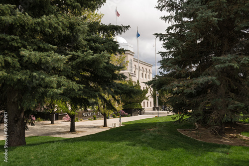 Фотография Nevada State Legislature building entrance in Carson City