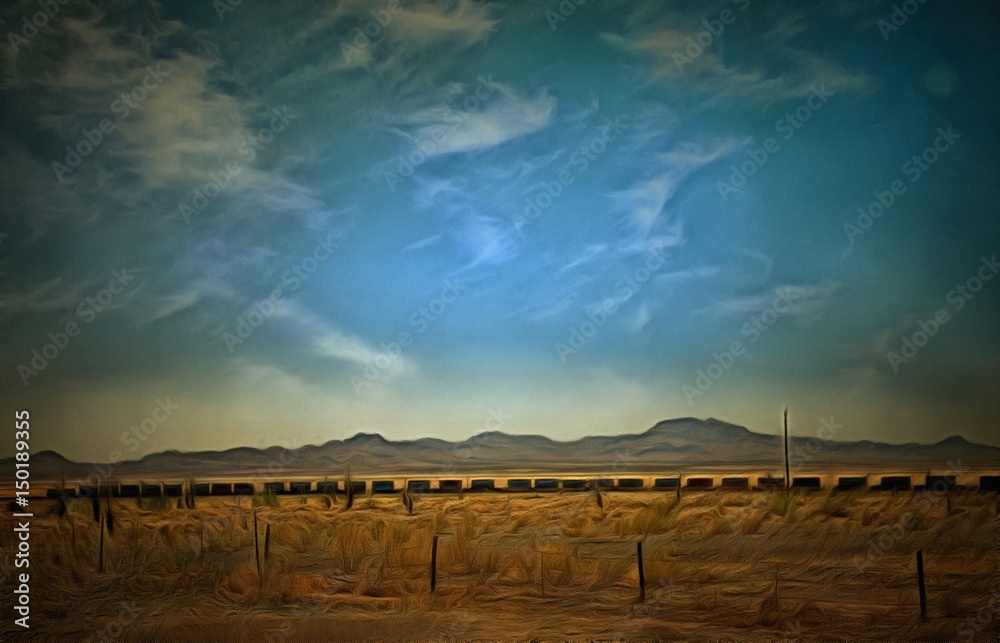 Obraz premium Freight train