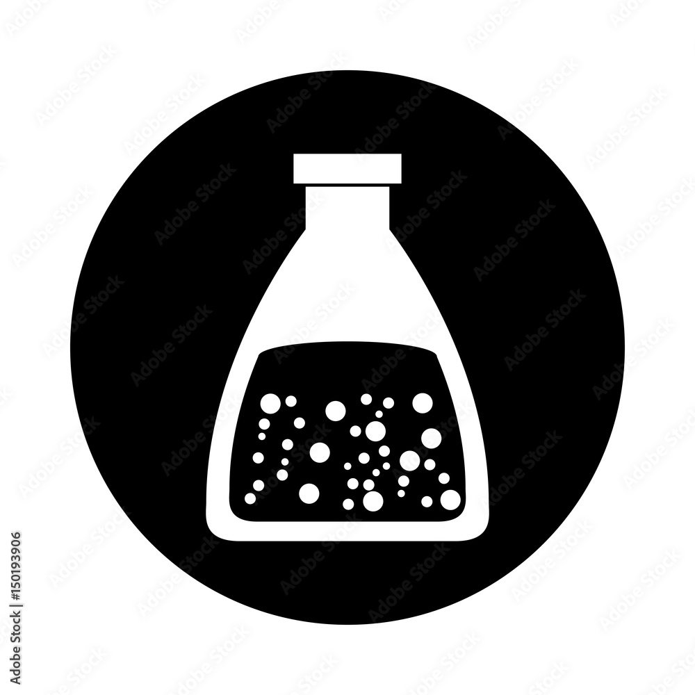 Test tube with liquid vector illustration design Test tube with liquid vector illustration design