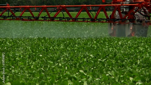 Spraying field