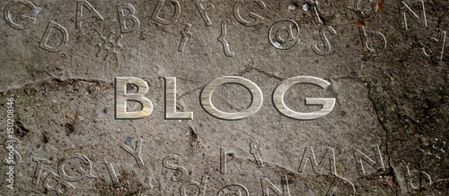 The header of a personal blog