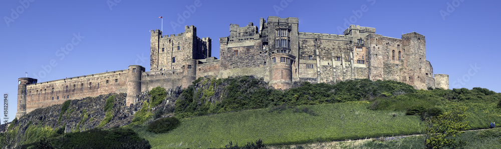 Bamburgh castle, Northumberland, UK