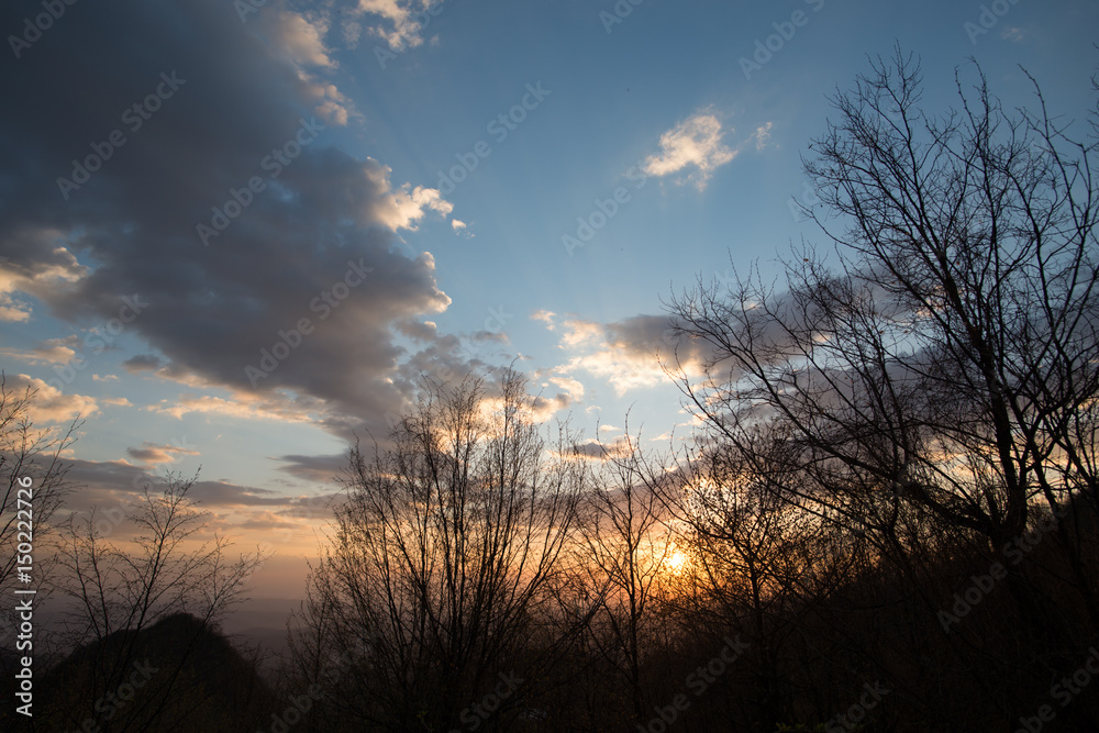 Obraz premium Sunset time