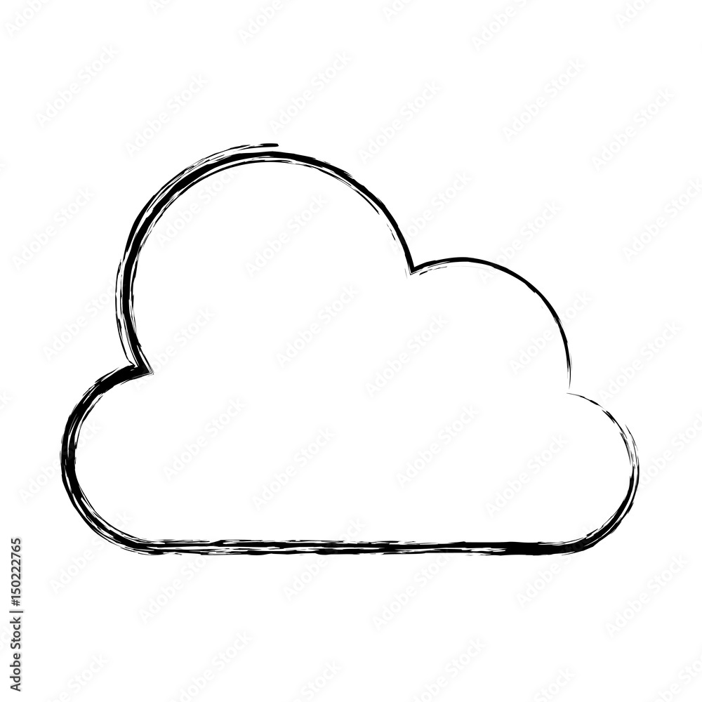 cloud silhouette isolated icon vector illustration design cloud silhouette isolated icon vector illustration design