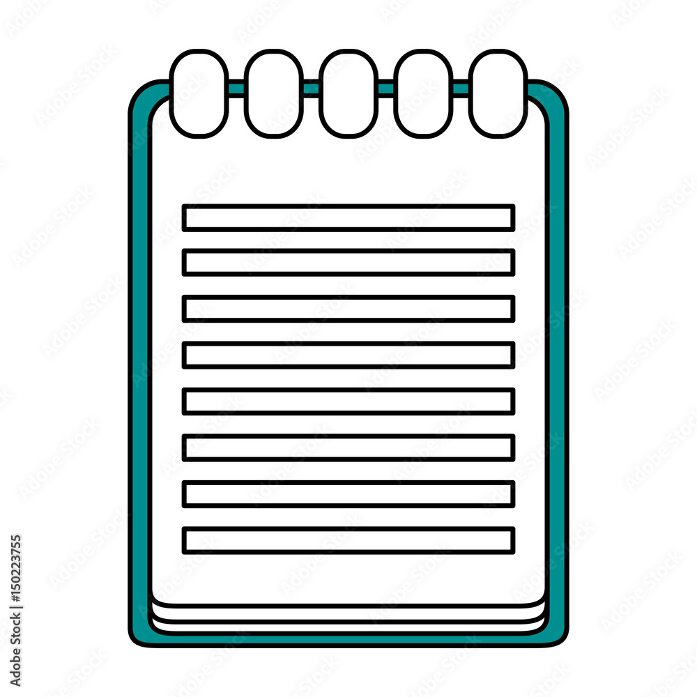 wired notebook icon image vector illustration design wired notebook icon image vector illustration design