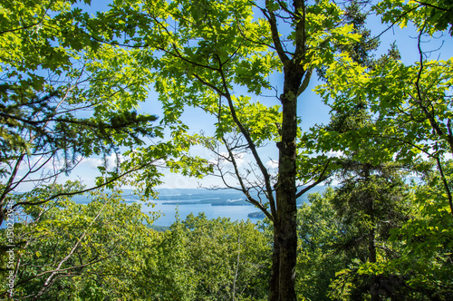 Idyllic Lake Winnipesaukee, Maine, USA