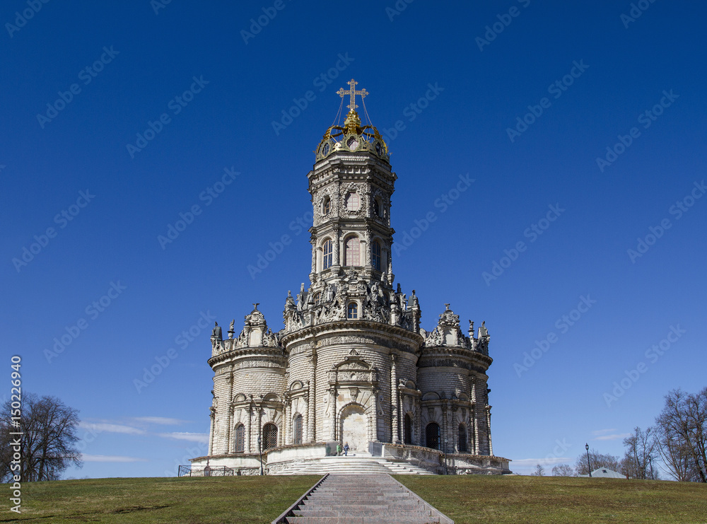 The Church of Holy Virgin  in Dubrovitsy, ,Moscow region, Podolsk, Russia.