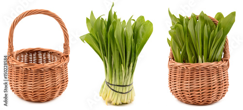 Konstfotografi Ramson on a white background