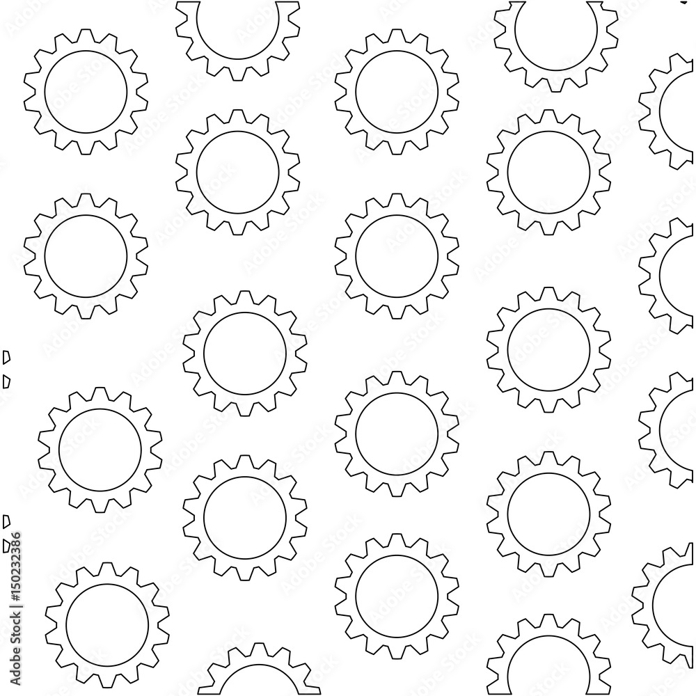 Gear machinery piece icon vector illustration graphic design Gear machinery piece icon vector illustration graphic design