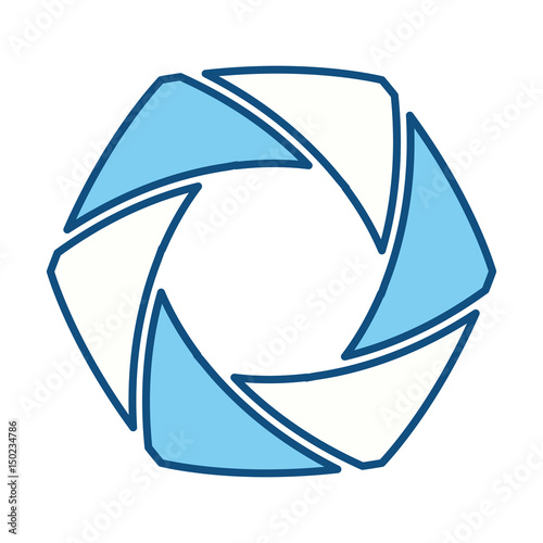 Shutter camera symbol icon vector illustration graphic design