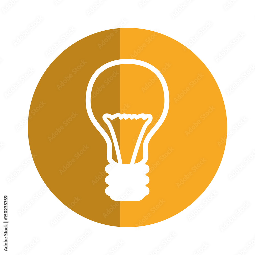 Bulb light energy icon vector illustration graphic design