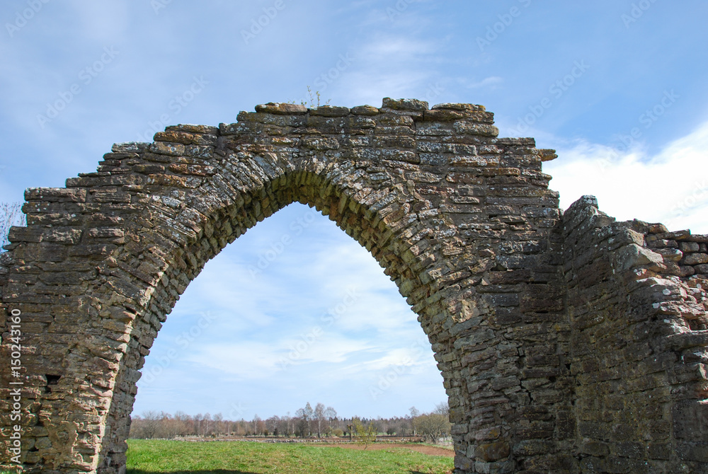 Old gothic arch