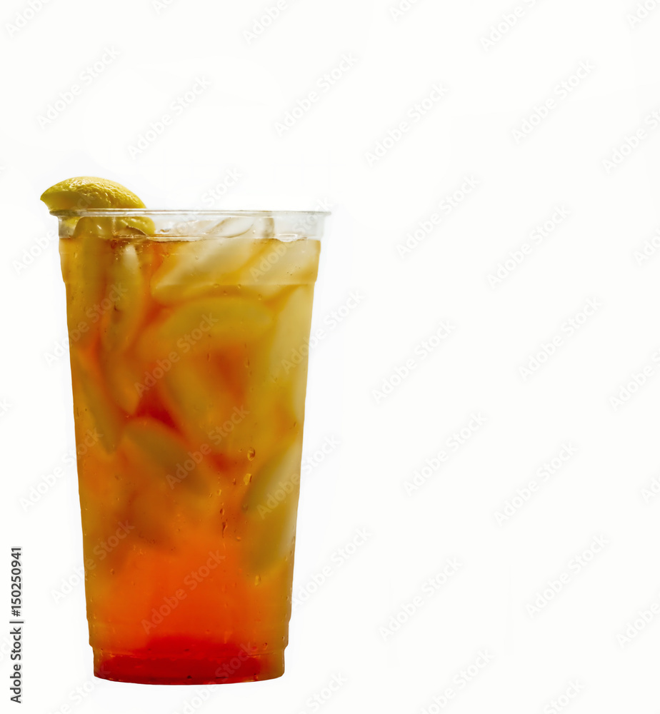 Delicious Fresh brewed Iced Tea with a lemon wedge. Delicious Fresh brewed Iced Tea with a lemon wedge.