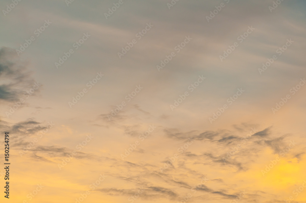 Cloud and sky at sunset. Cloud and sky at sunset.