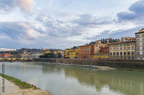 The river Arno in Florence, Tuscany, Italy