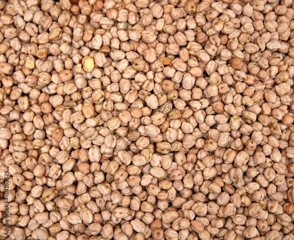 Garbanzo beans (chickpeas). Heap of Chick Peas as detailed macro shot Garbanzo beans (chickpeas). Heap of Chick Peas as detailed macro shot