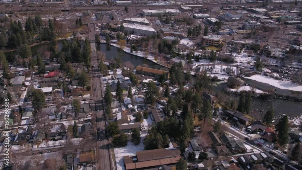 Aerial Oregon Bend Aerial Oregon Bend