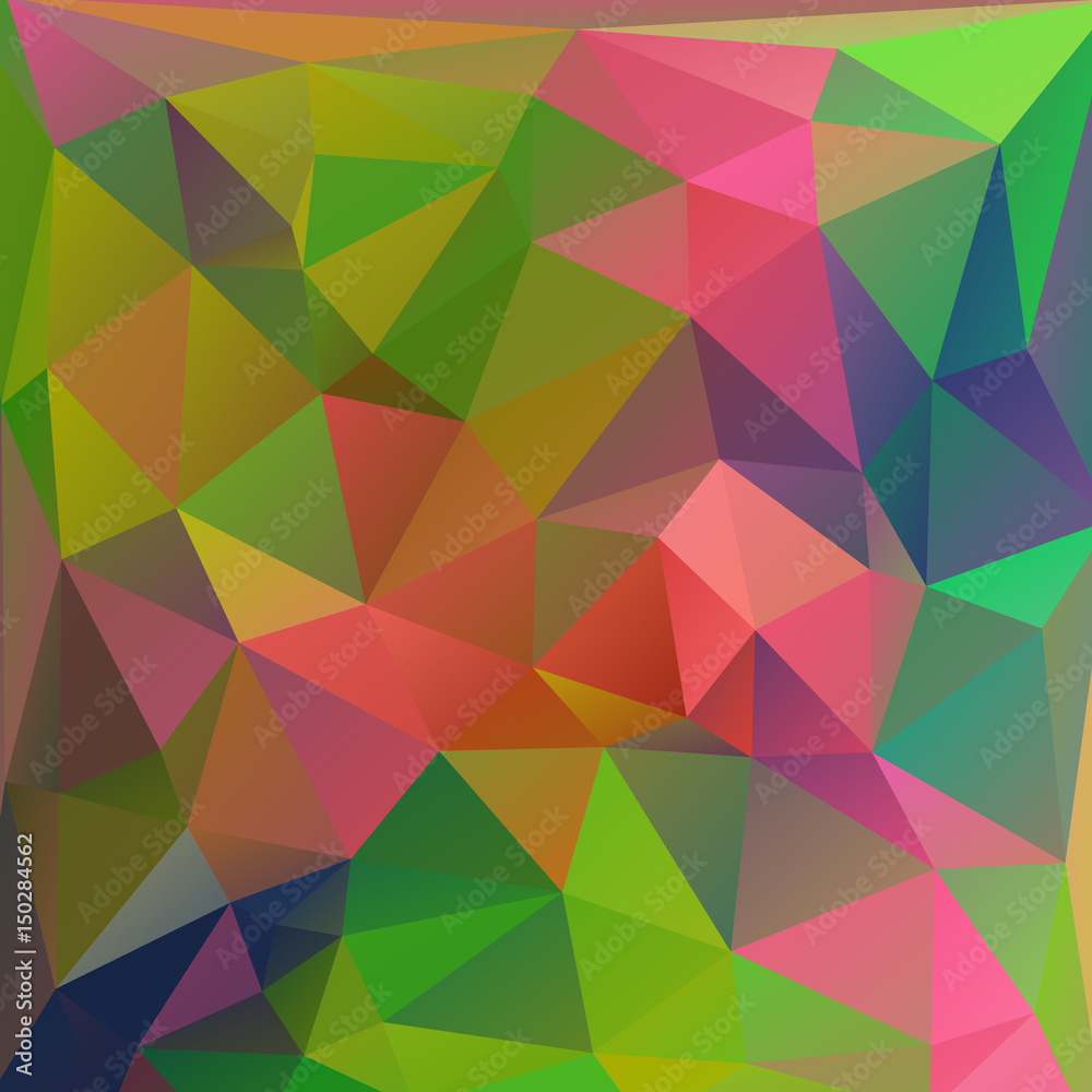 Obraz premium Colored modern polygonal background