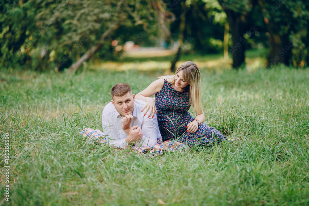 couple in the park couple in the park