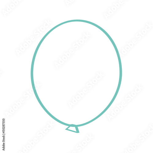 Outline of a balloon