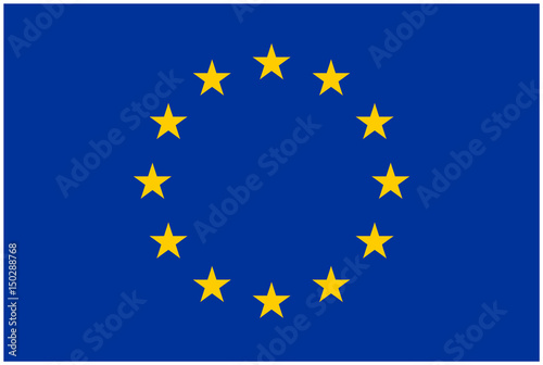 Europa Flagge - Vektorgrafik