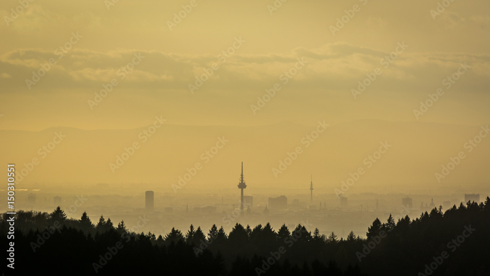 Fototapeta premium Odenwald Mannheim Pfalz