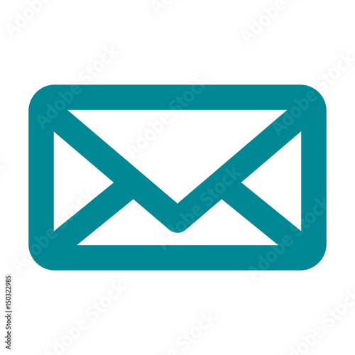Email or mail symbol icon vector illustration graphic design