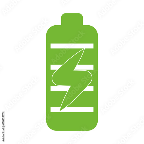 Battery energy symbol icon vector illustration graphic design