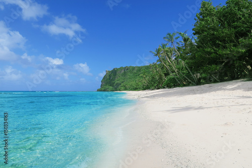 Принти на полотні summer beach white sand