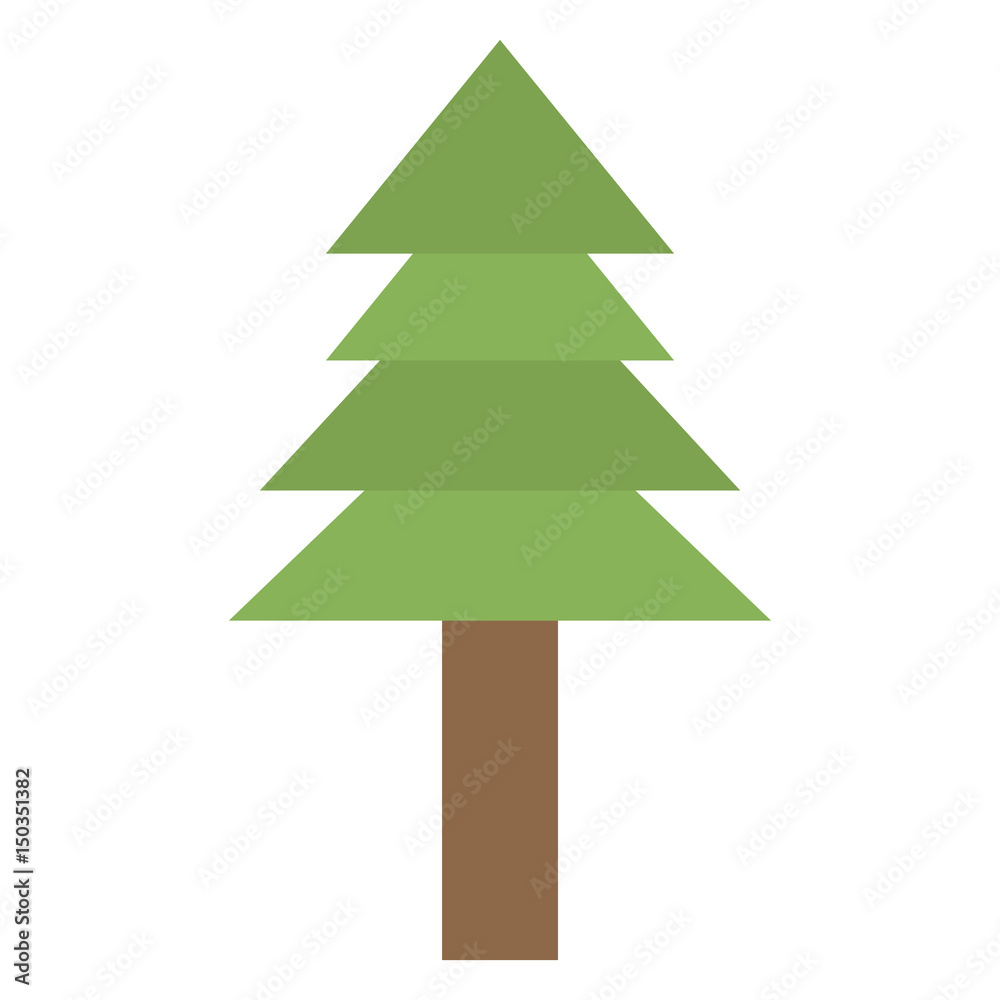 Tree natural ecology icon vector illustration graphic design Tree natural ecology icon vector illustration graphic design