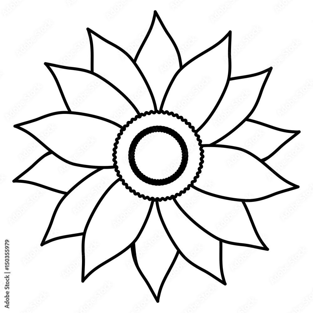 beautiful flower icon over white background. vector illustration beautiful flower icon over white background. vector illustration