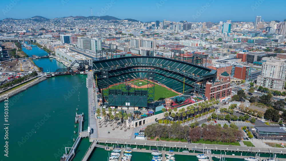 AT&T Park Aerial Photo