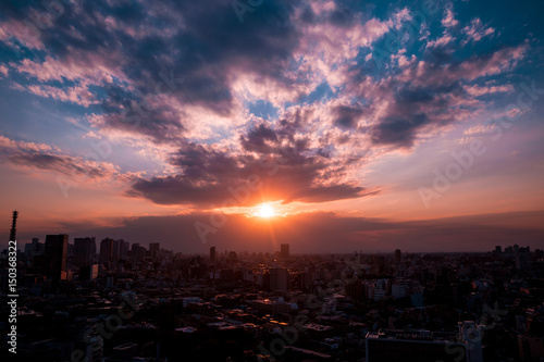Sunset in Tokyo © Norichika
