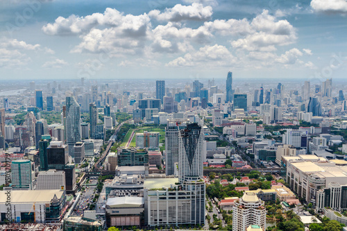 BANGKOK, THAILAND, MARCH 20, 2017: views of Bangkok in Baiyoke Sky Hotel, Thailand's Tallest Tower