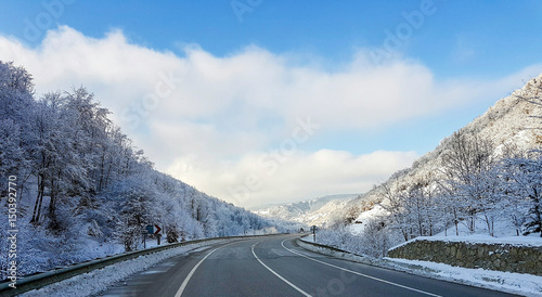Winter landscape in Turkey
