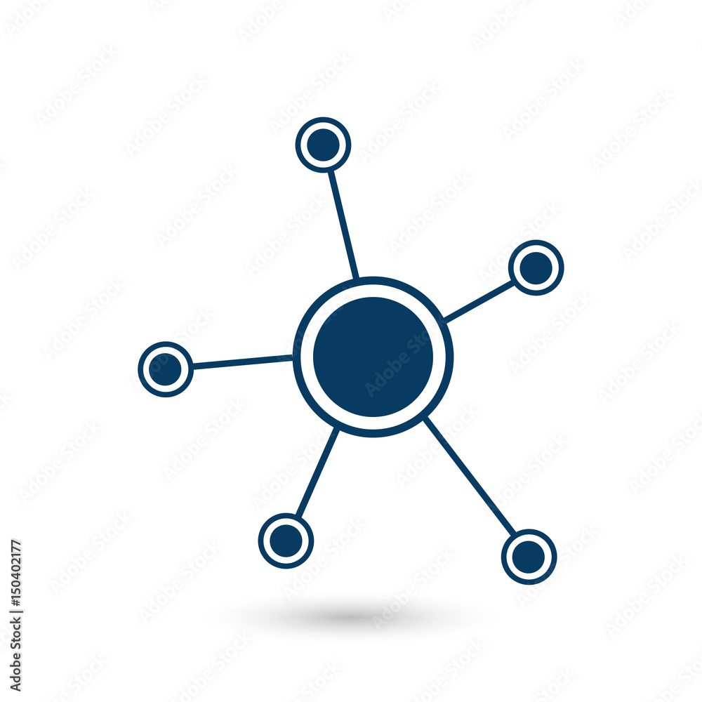 Social network single icon. Global technology. The network of social connections in the business. Social network single icon. Global technology. The network of social connections in the business.