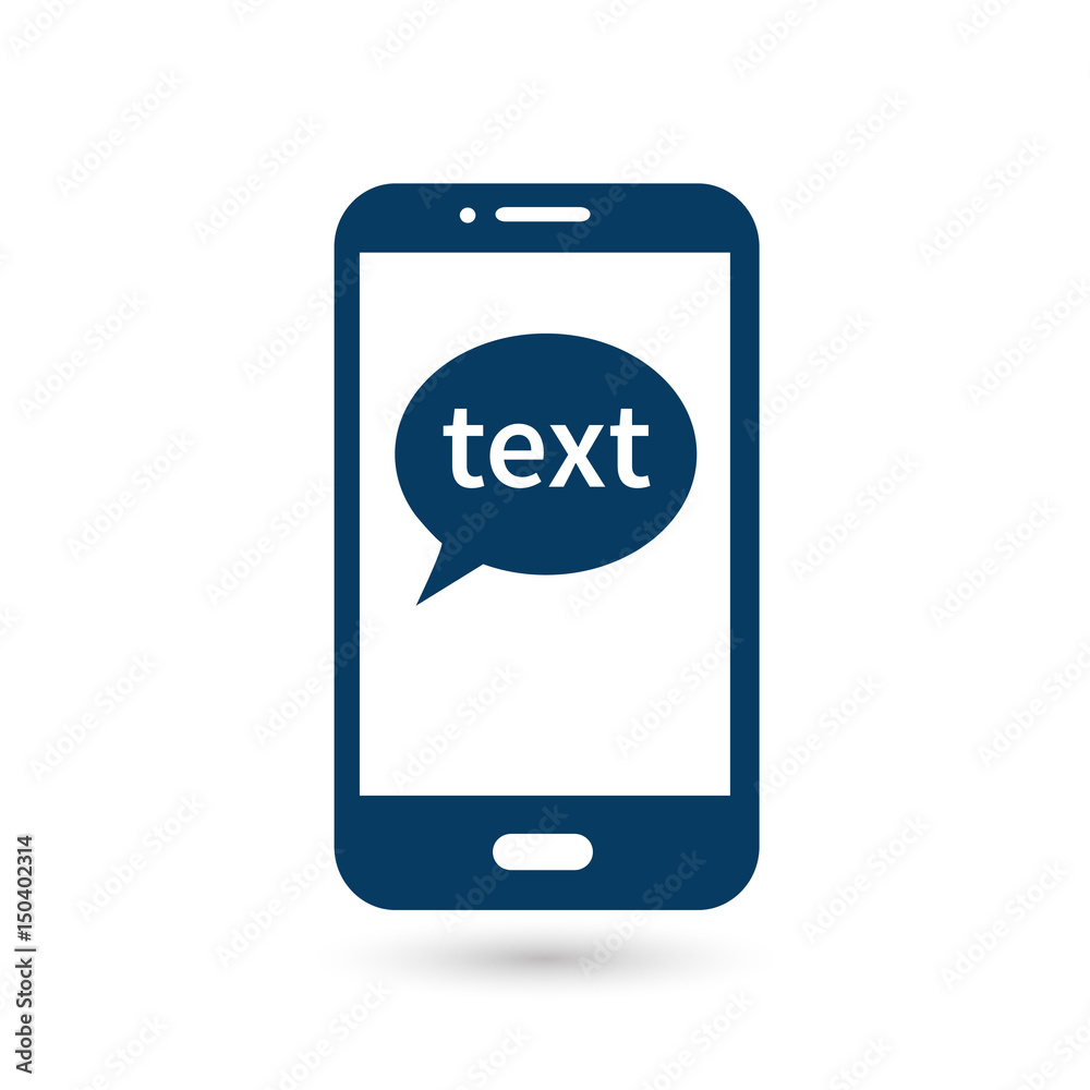 Mobile chatting icon.Mobile Phone Representing Web Chatting And Dialog. Mobile chatting icon.Mobile Phone Representing Web Chatting And Dialog.