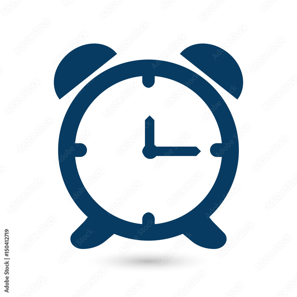Open hours a day. Clock face. Flat design style. Open hours a day. Clock face. Flat design style.