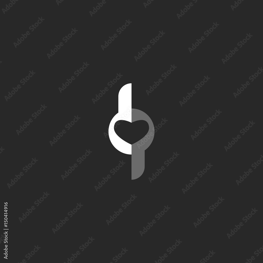 Logo dp letter mockup, combination two letters d and p design element template, idea isometric shape heart emblem Logo dp letter mockup, combination two letters d and p design element template, idea isometric shape heart emblem